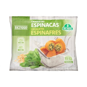 Croquetas de espinacas Hacendado ultracongeladas