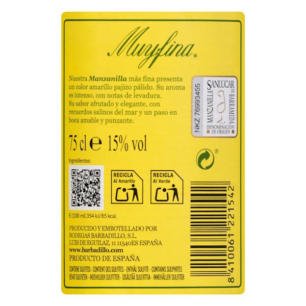 Etiqueta / ingredientes