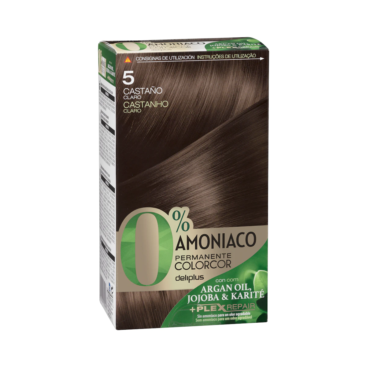 Coloración permanente 0% amoníaco 5 castaño claro Colorcor – Mercadona – صورة إعلانية للمنتج
