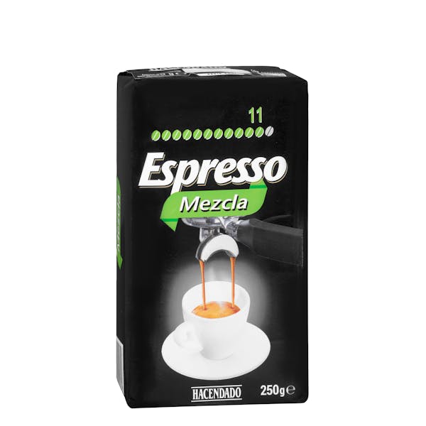 Café molido mezcla Hacendado Espresso