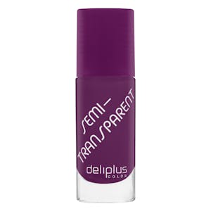 Laca de uñas semi-transparente Deliplus 116 malva