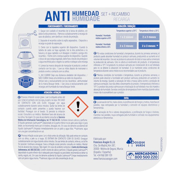 Set antihumedad con aromas cítricos Bosque Verde