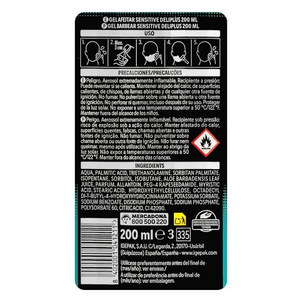 Etiqueta / ingredientes
