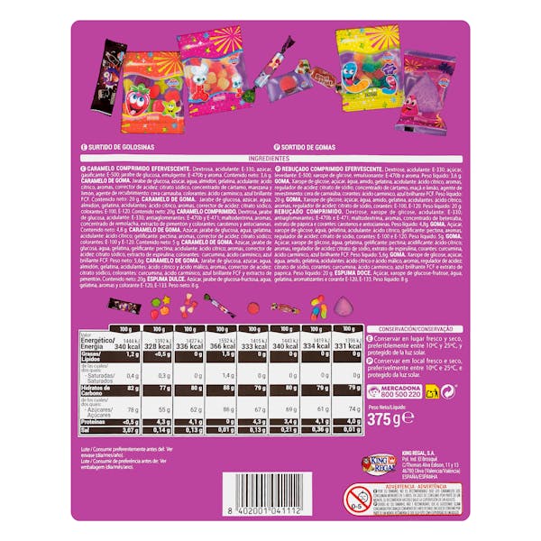 Surtido de caramelos Diver Xuxes Hacendado