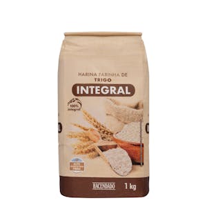 Harina integral de trigo Hacendado