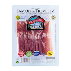 Jamón de Trevélez Antonio Álvarez lonchas extra finas