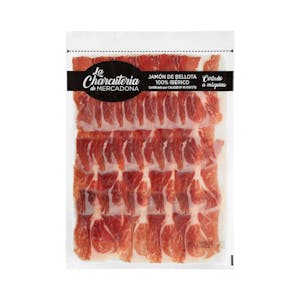 100% Acorn Fed Iberian Machine-sliced into pieces and vacuum packed