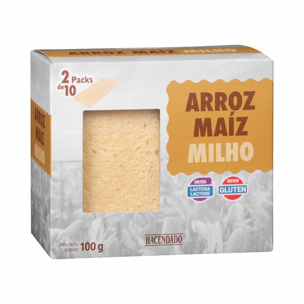 Imagen de Tostadas de arroz y maíz Hacendado