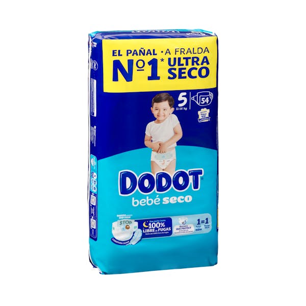 Pañales bebé talla 5 de 11-16 kg Dodot