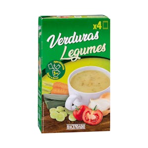 Sopa instantánea de verduras deshidratada Hacendado