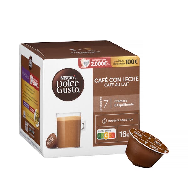 Imagen de Café con leche en cápsula Dolce Gusto