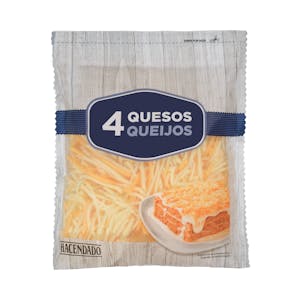 Queso rallado 4 quesos Hacendado
