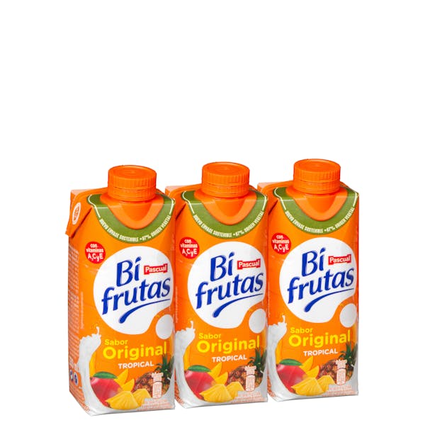 Fruta + leche tropical Bifrutas