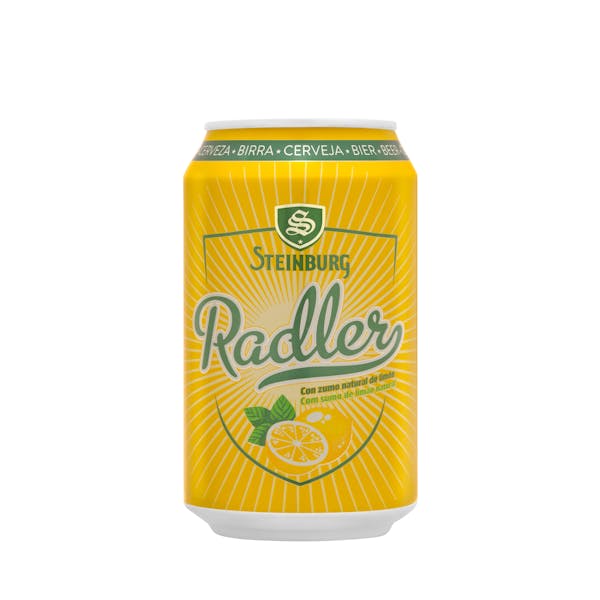 Cerveza Radler Steinburg con zumo natural de limón