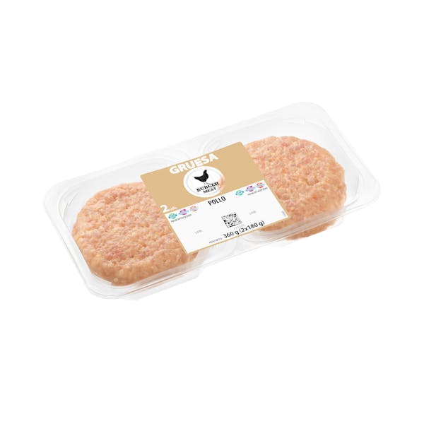Burger de pollo gruesa