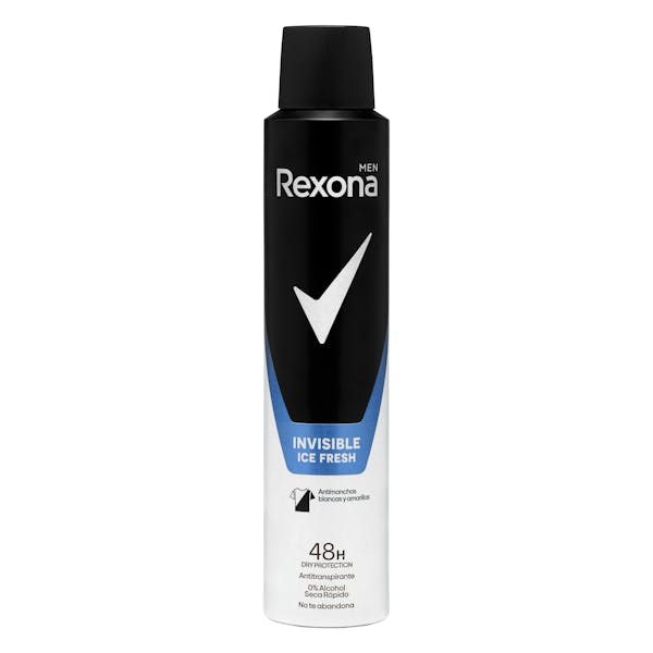 Imagen de Desodorante invisible ice fresh Rexona Men antitranspirante y antimanchas