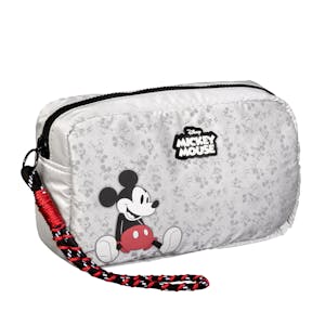 Neceser Mickey Mouse plata mediano con asas