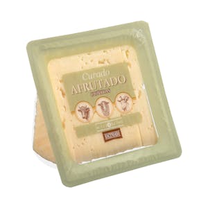 Queso curado mezcla afrutado Hacendado cortado en cuñitas