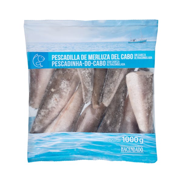 Pescadilla de merluza sin cabeza Hacendado ultracongelada