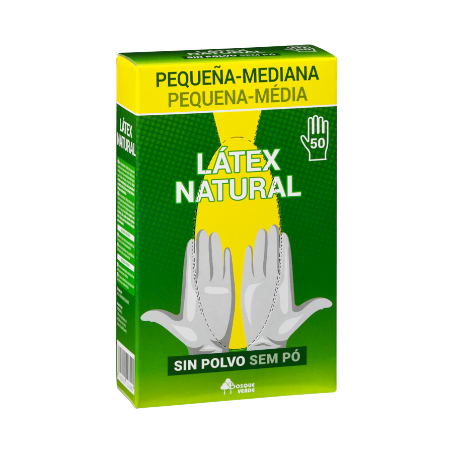 Guantes de látex Bosque Verde talla pequeña-mediana – Mercadona – صورة المنتج