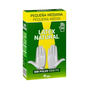 Guantes de látex Bosque Verde talla pequeña-mediana