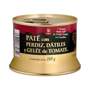 Paté con perdiz, dátiles y gelée de tomate Real Carolina