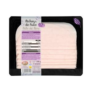Turkey breast 92% in Slices Hacendado