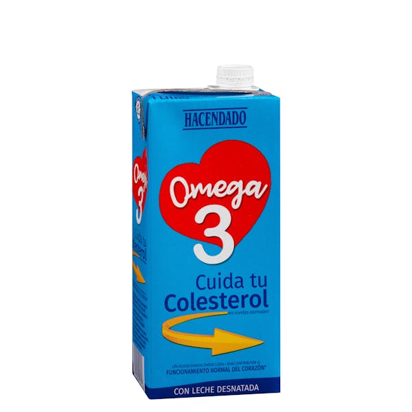 Bebida láctea desnatada omega 3 Hacendado