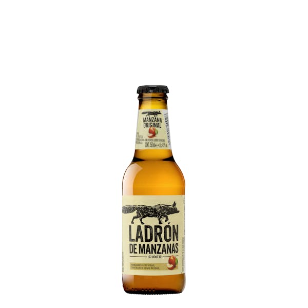 Bebida cider con gas Ladrón de manzanas