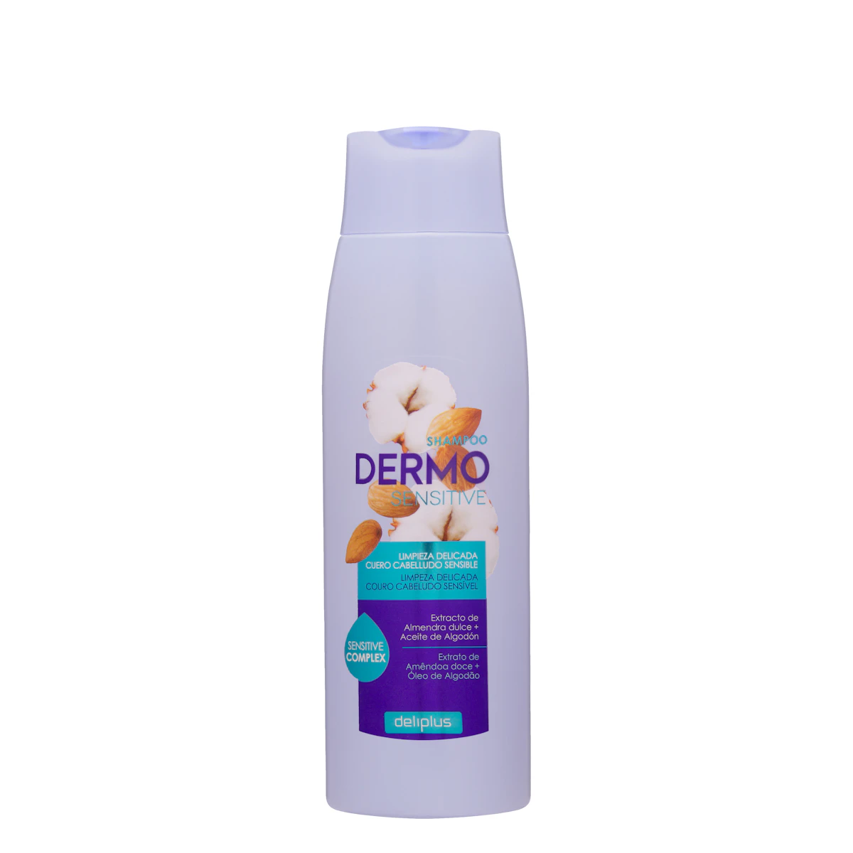 Champú Dermo Sensitive Deliplus cuero cabelludo sensible – Mercadona – صورة إعلانية للمنتج