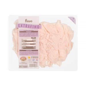 Pechuga pavo cocida extrafino Hacendado lonchas
