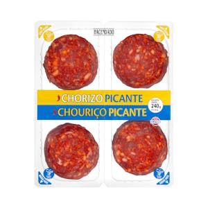 Chorizo picante extra Hacendado lonchas