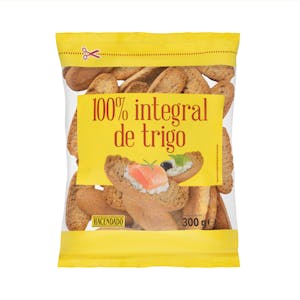 100% whole wheat toasted roll Hacendado