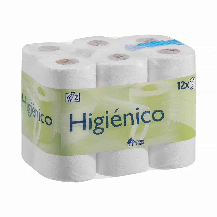 Papel higiénico doble hoja Bosque Verde – Mercadona – صورة المنتج