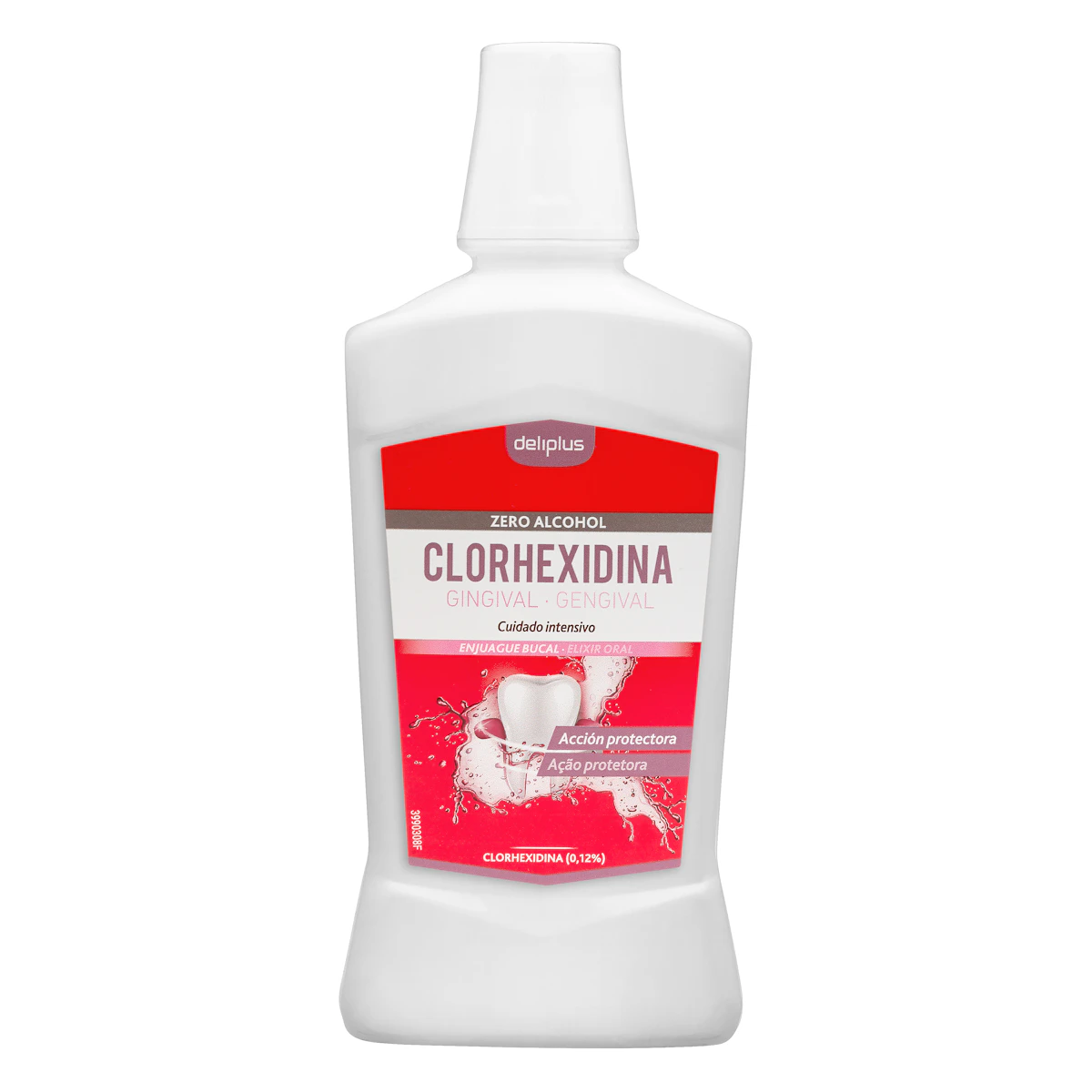 Enjuague bucal Clorhexidina gingival Deliplus zero alcohol – Mercadona – صورة إعلانية للمنتج