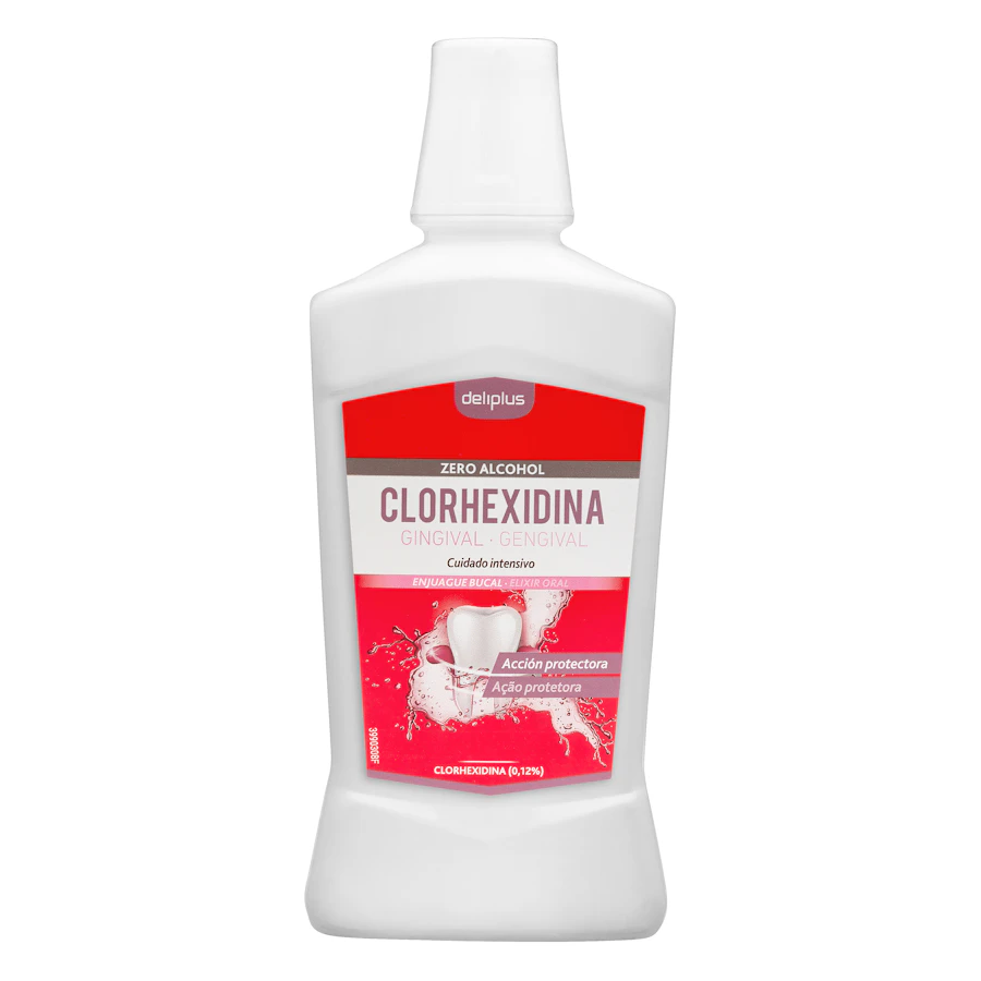 Enjuague bucal Clorhexidina gingival Deliplus zero alcohol – Mercadona – صورة المنتج