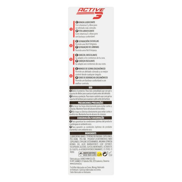 Etiqueta / ingredientes