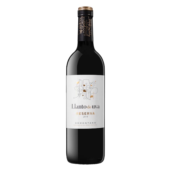 Vino tinto D.O Somontano Llanto de uva reserva