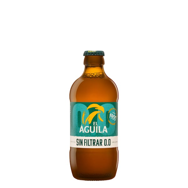 Cerveza 0,0% sin alcohol El Águila sin filtrar