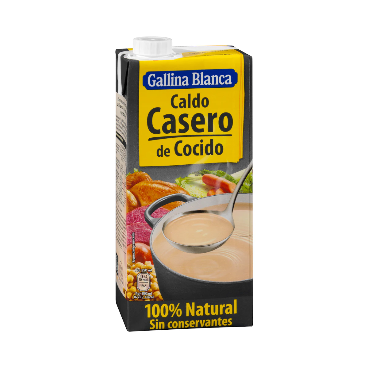 Caldo de cocido casero Gallina Blanca – Mercadona – صورة إعلانية للمنتج