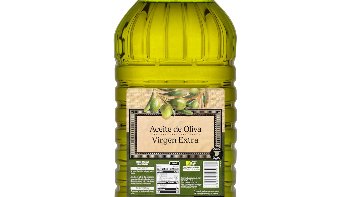 Aceite de oliva virgen extra Hacendado