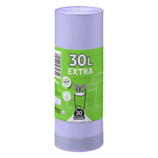 Bolsa de basura extra Bosque Verde 30L cubo mediano