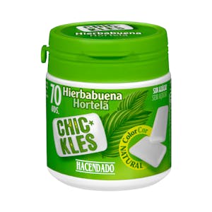 Chicles hierbabuena gragea Hacendado