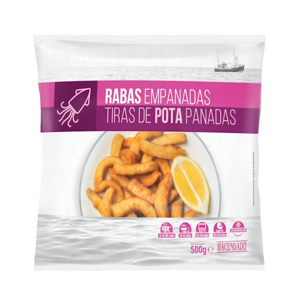 Rabas empanadas Hacendado ultracongeladas