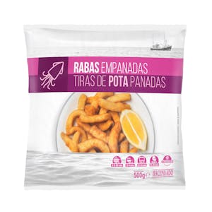 Rabas empanadas Hacendado ultracongeladas Paquete