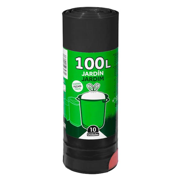 Bolsa de basura jardín Bosque Verde 100L cubo industrial