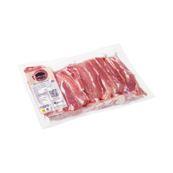 Costilla de cerdo salada familiar