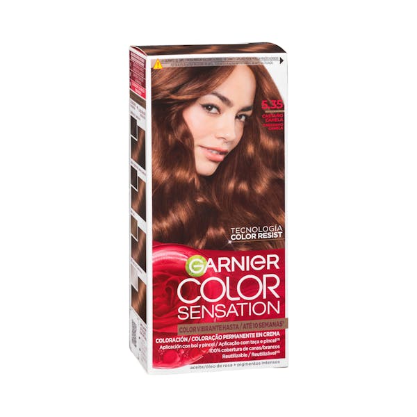 Imagen de Coloración permanente 5.35 castaño canela Color Sensatión