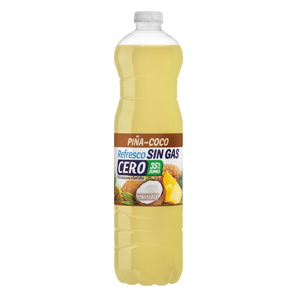 Refresco piña-coco Hacendado cero sin gas