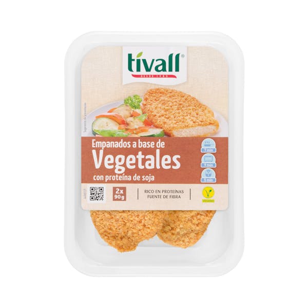 Empanados vegetales con proteína de soja Tivall